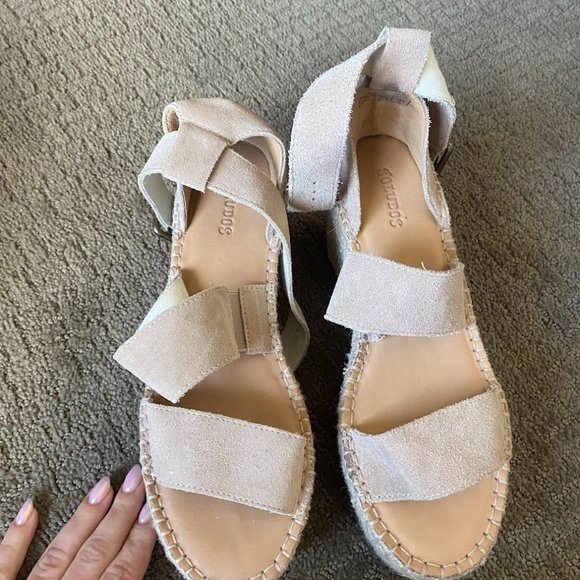 Soludos Espadrille Wedges Size 7